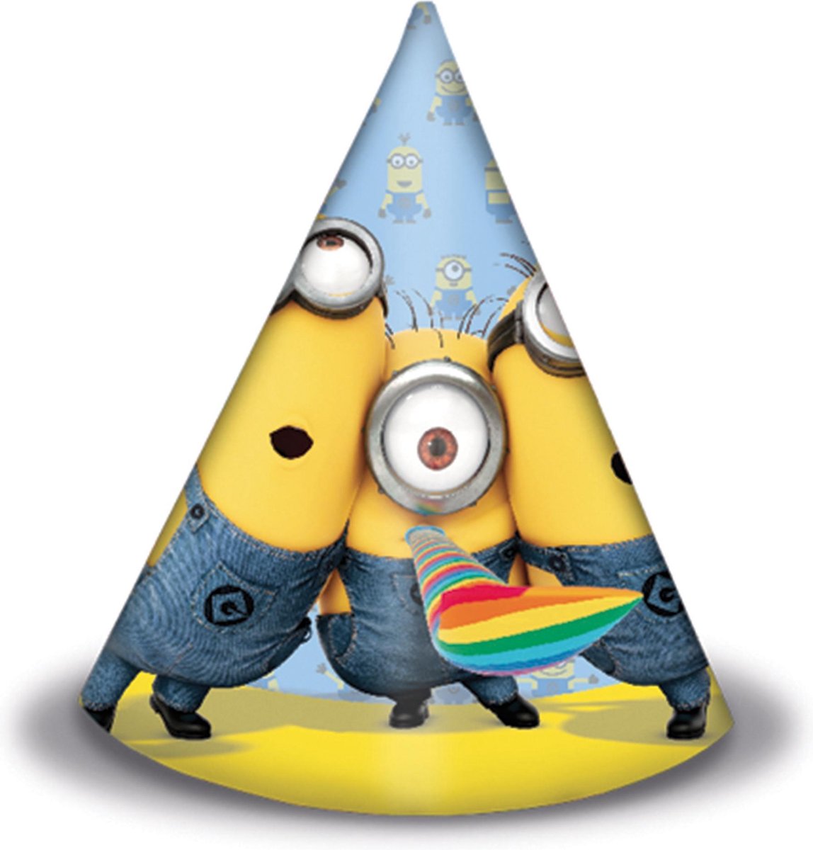 PROCOS - 6 Minions feesthoeden - Decoratie > Feesthoedjes