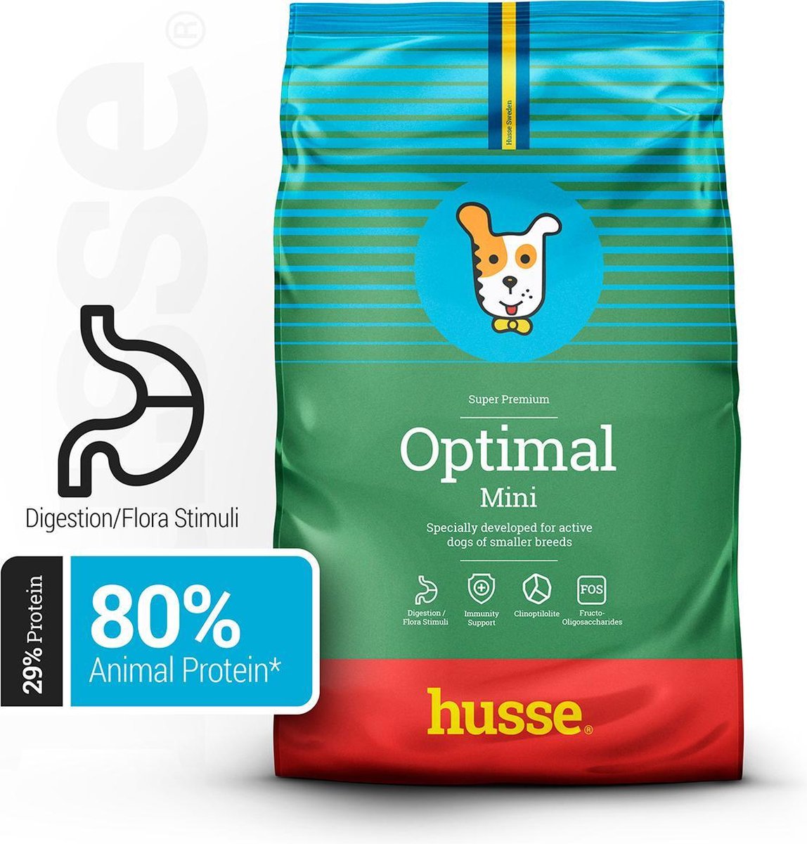 Husse Optimal Mini - Hondenvoer - 2 kg