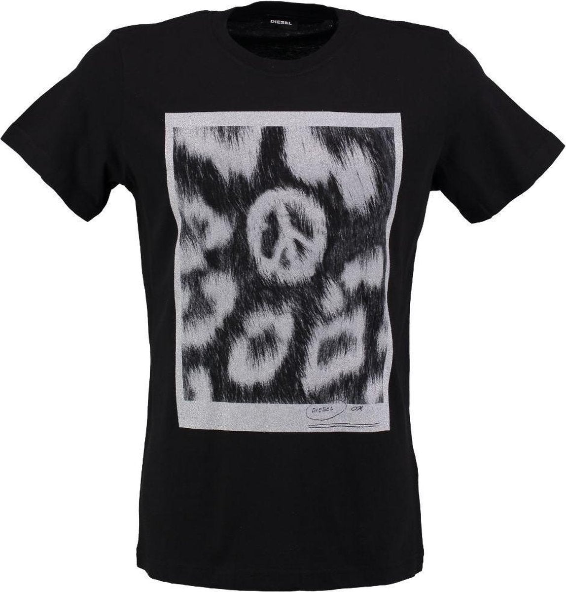 Diesel zwart t-shirt - Maat  S