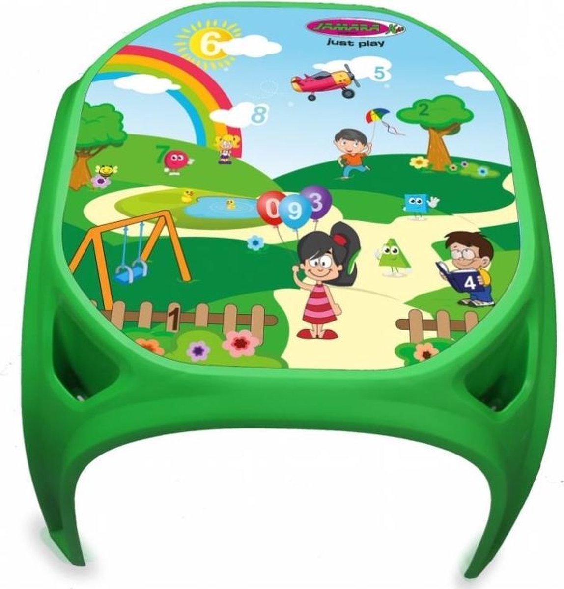 Jamara Kindertisch Zahlenspaß XL groen 2+