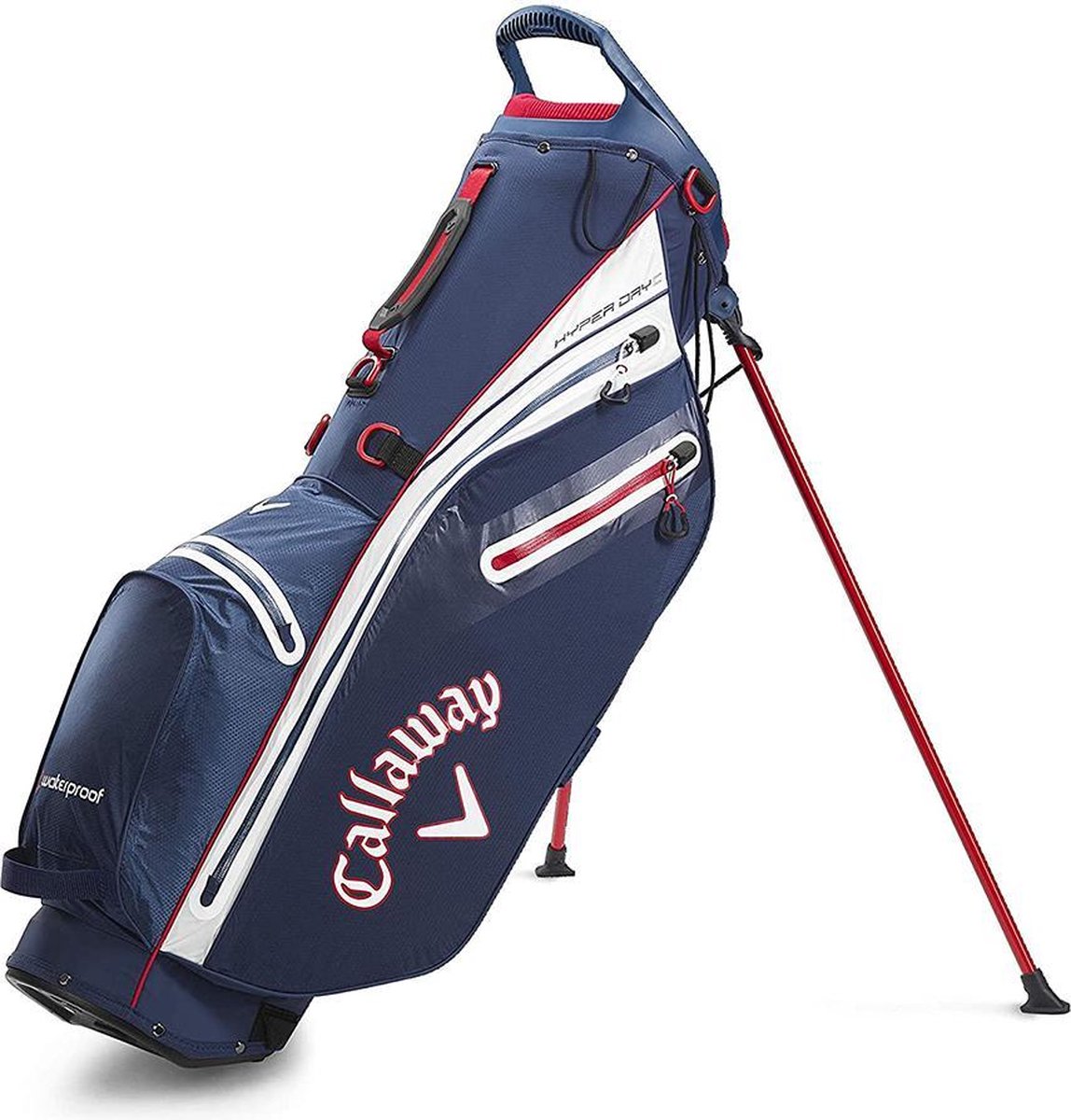 CALLAWAY WATERPROOF HYPERDRY C STANDBAG - BLAUW WIT Blauw/ Wit