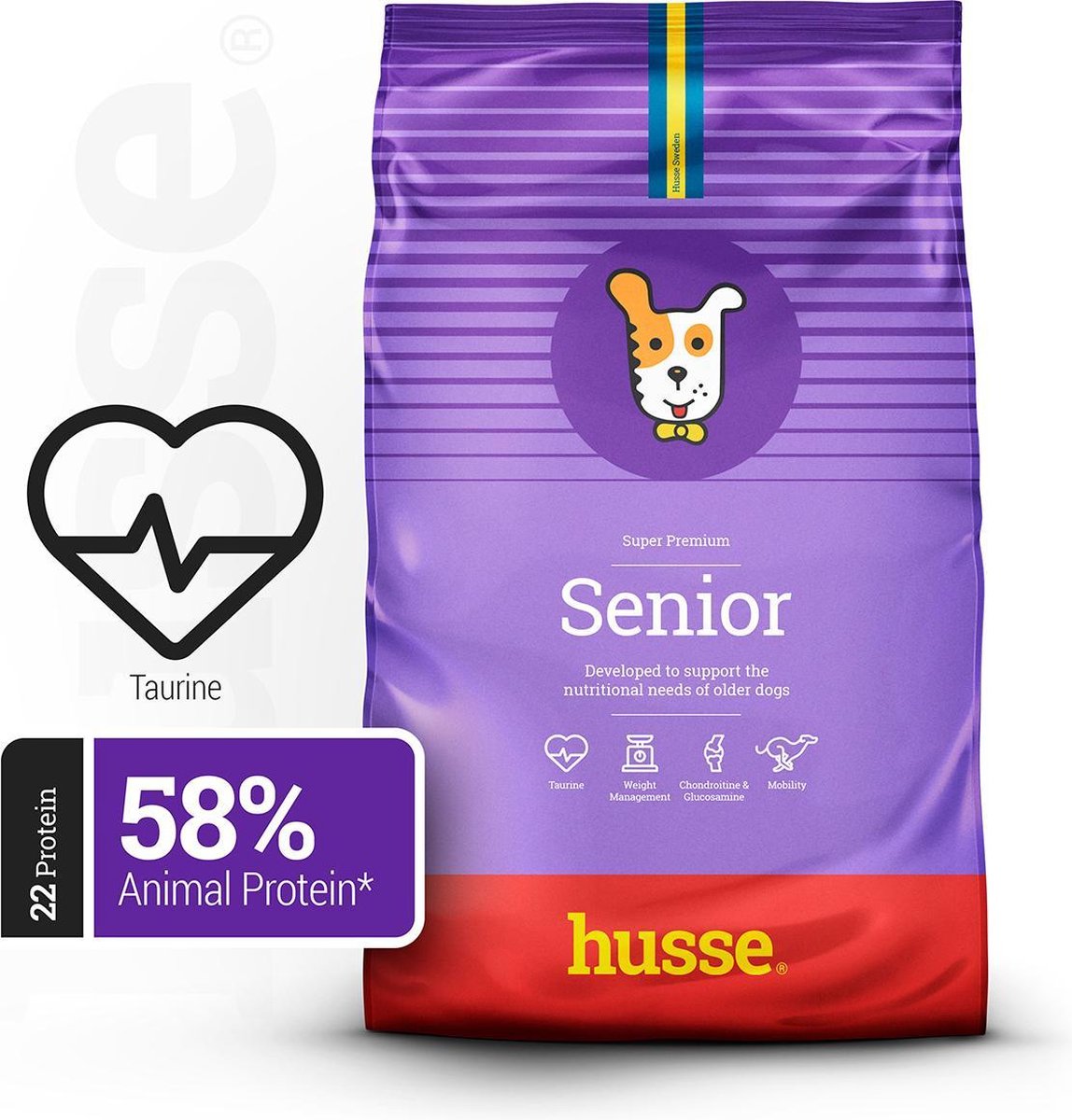 Husse Senior - Hondenvoer - 15 kg