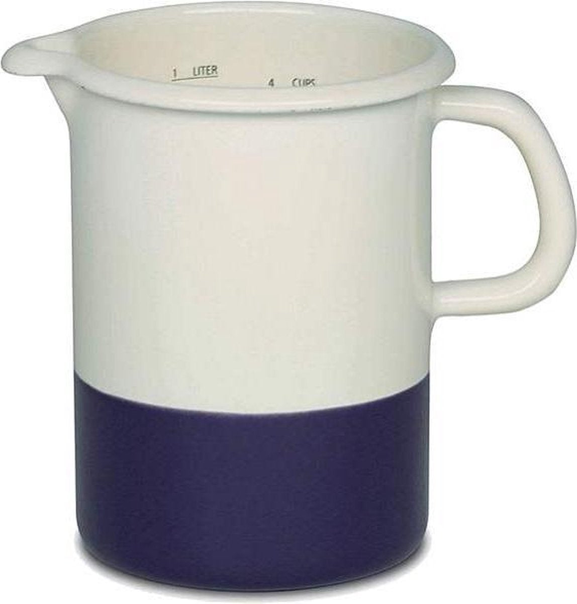 Emaille maatbeker - 1 L