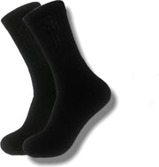 8 Paar Katoen Sportsokken - Unisex - Badstof - Zwart  maat 35-38