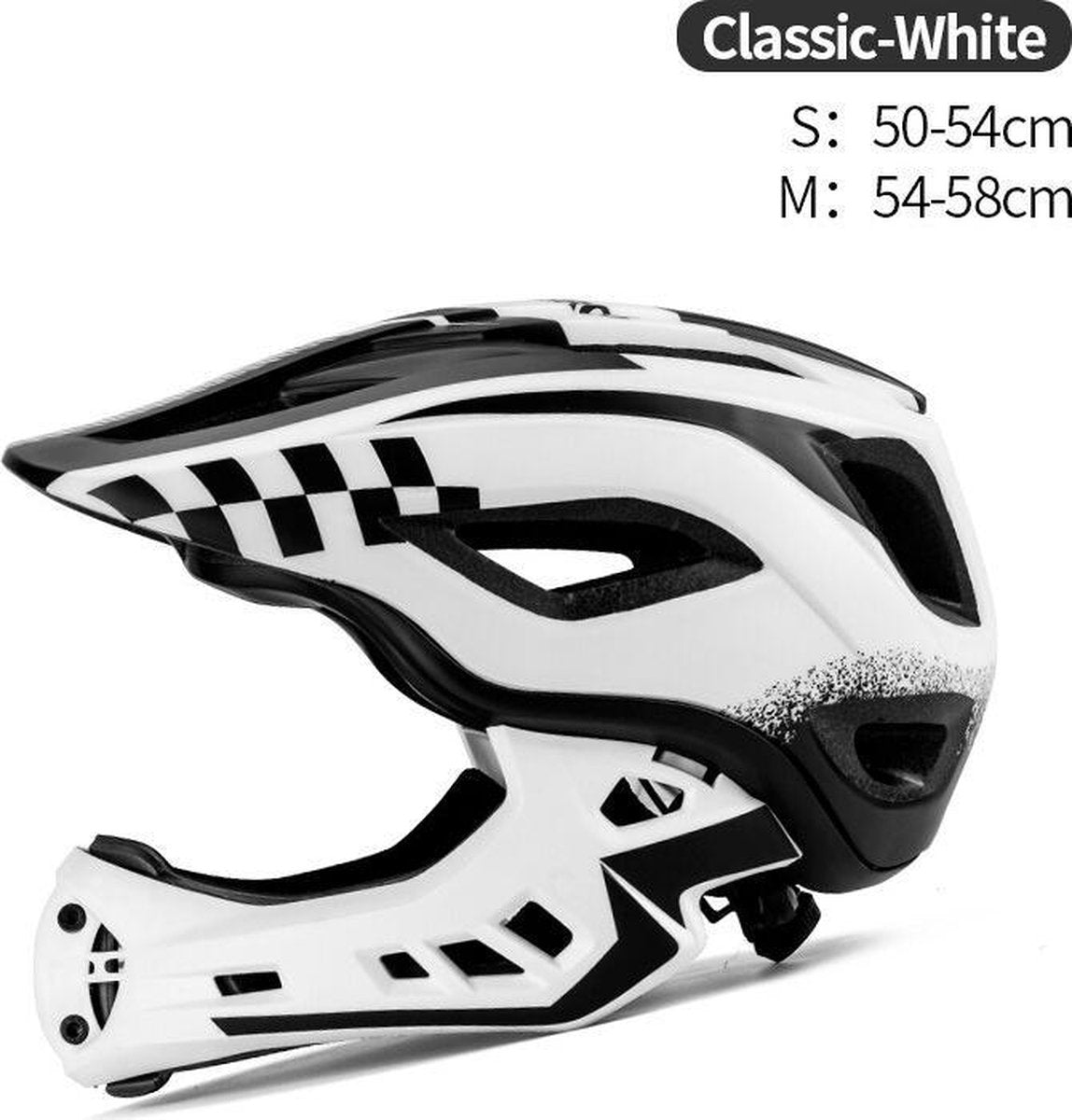 Baymate 2 In 1 Volledige Bedekt Kind Helmen Fiets Fietsen Dieren Kinderen Helmen EPS Sport Veiligheid Hoeden Voor Parallel Auto White M