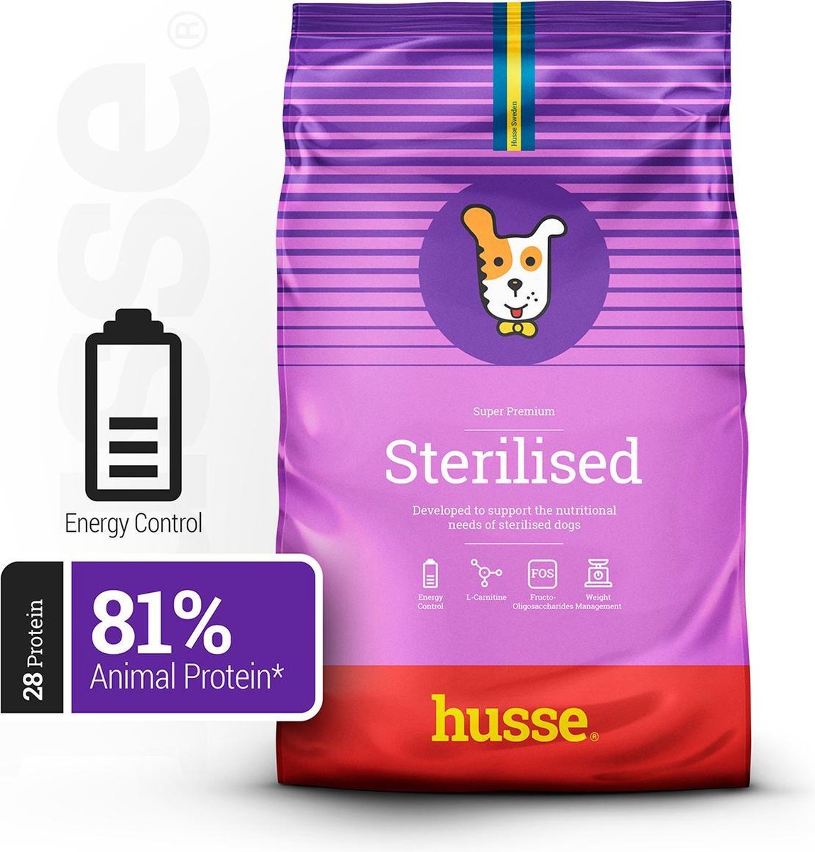 Husse Sterilised - Hondenvoer - 15 kg