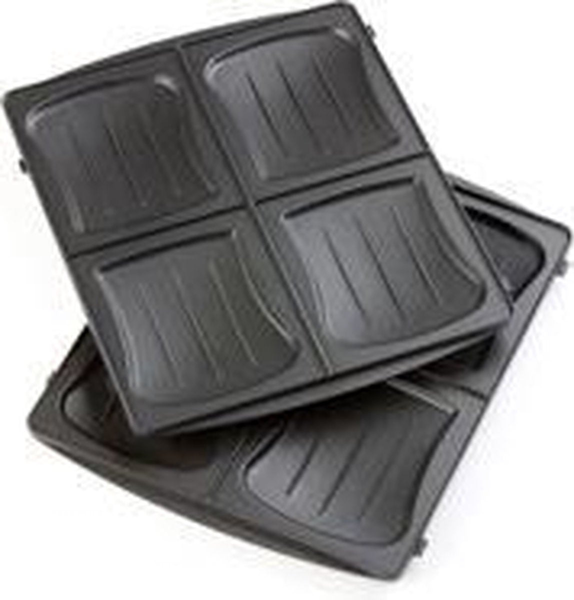 DOMO set bakplaten croque monsieur voor croquetoestel DO9046C (DO9046C-CP)