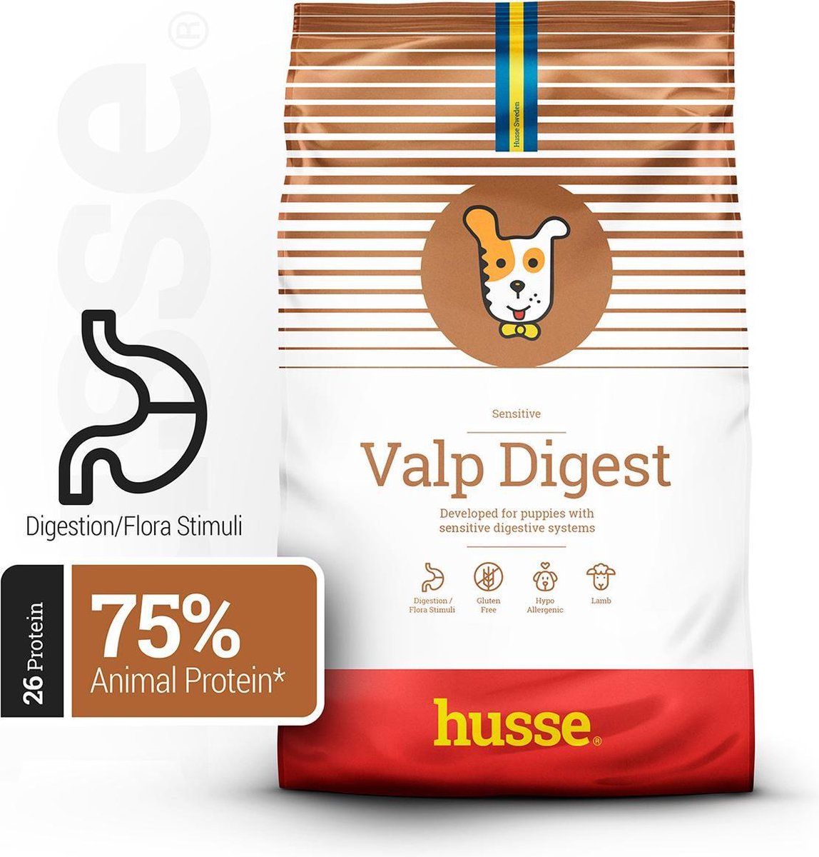 Husse Valp Lam en Rijst puppy voer - Hondenvoer - 12