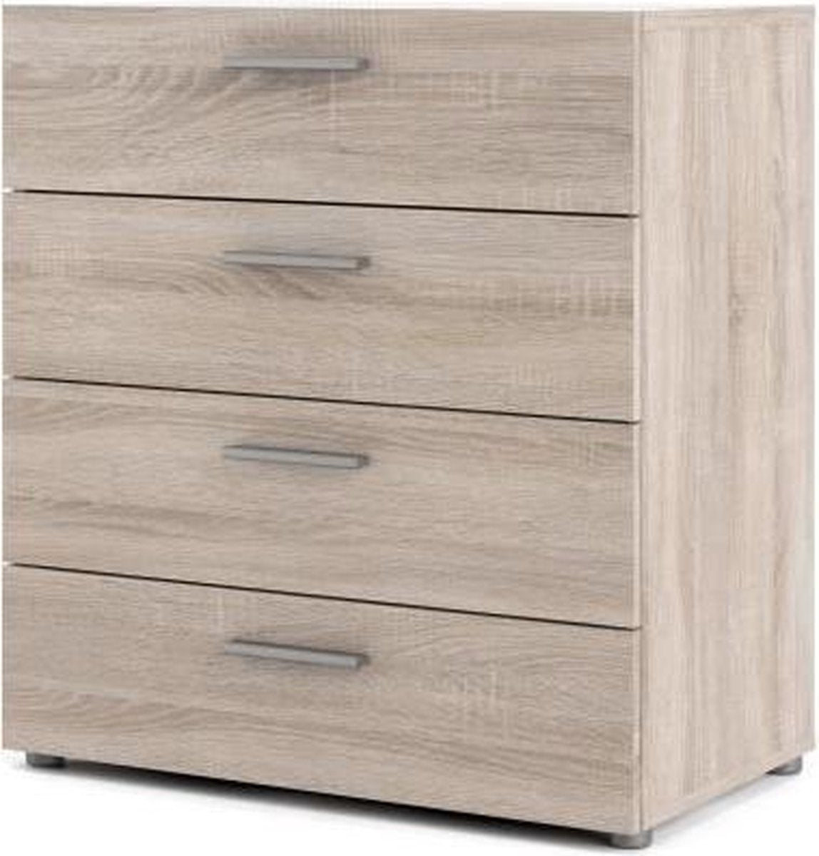 TYHJA Ladekast met 4 lades - Chene Truffe - L 70 x D 40 x H 75 cm