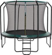 Nancy's Trampoline Met Veiligheidsnet - Trampolines - Tuin - Ladder - Gevoerde Stangen - Zwart/Groen - Ø 366
