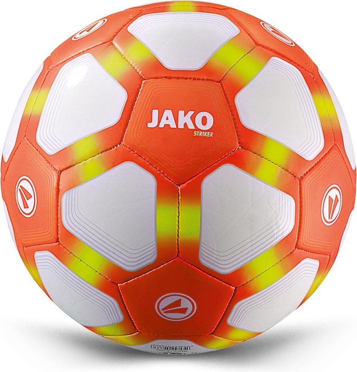 Voetbal Oranje - Jako Striker 350 gram - Oranje Geel Wit - Maat 5