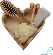 Cadeautje voor Hem of Haar - Bamboe geschenk set - Bad set - kado set - Wellness Cadeau set - Uniek cadeau - Nr 1 van NL & BE