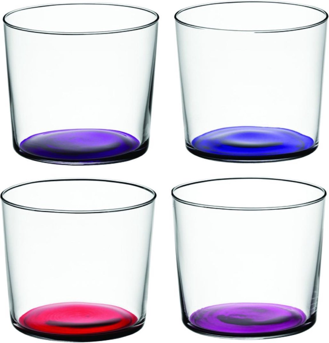 L.S.A. Coro Waterglazen  - Set van 4 Stuks - 310 ml - Paars