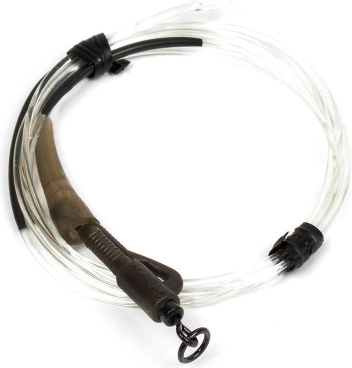 Korda Camo Leaders + Hybrid Leadclip - Transparant