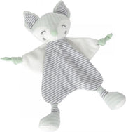 Tiamo Knuffeldoekje Foxy Fox 29 Cm Mintgroen-wit