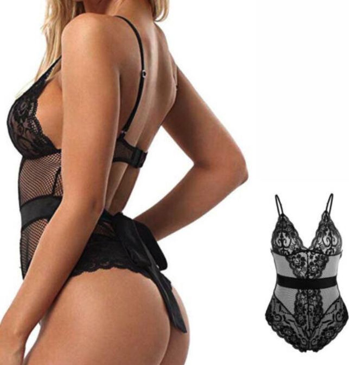 Zwarte Body - Lauretta Black