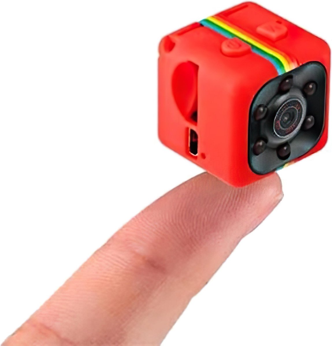 Daroyx® SQ11R30 Spycam  - Verborgen camera met HD kwaliteit - Mini spy camera incl 32GB SD - Rood