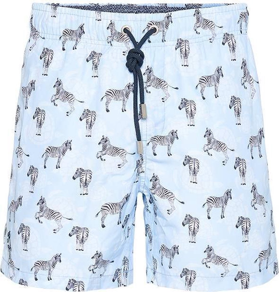 Ramatuelle Zwembroek Jongens - Zebra  - Maat 116 - Kleur  Licht blauw / Celeste