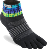 Injinji Women's Trail Midweight Mini-Crew - Zwart/Blauw/Grijs - 35-40