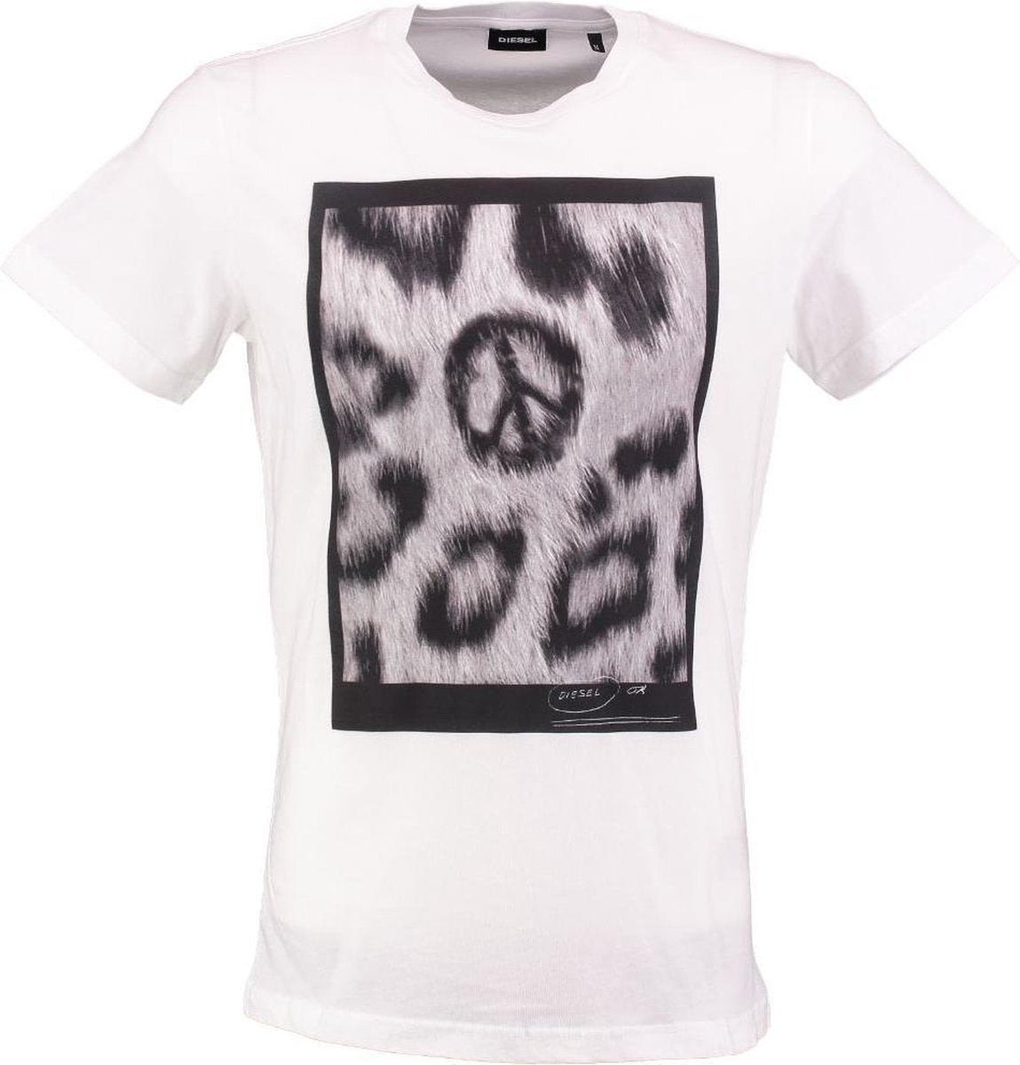Diesel wit t-shirt - Maat  M