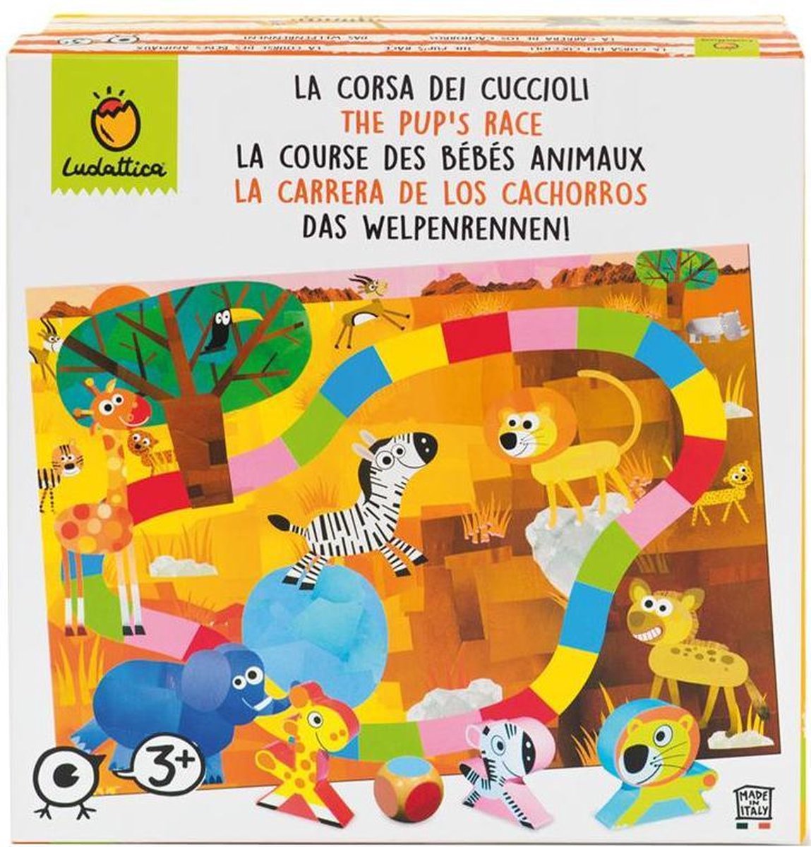 Ludattica Bordspel Baby Animal Race Junior 27