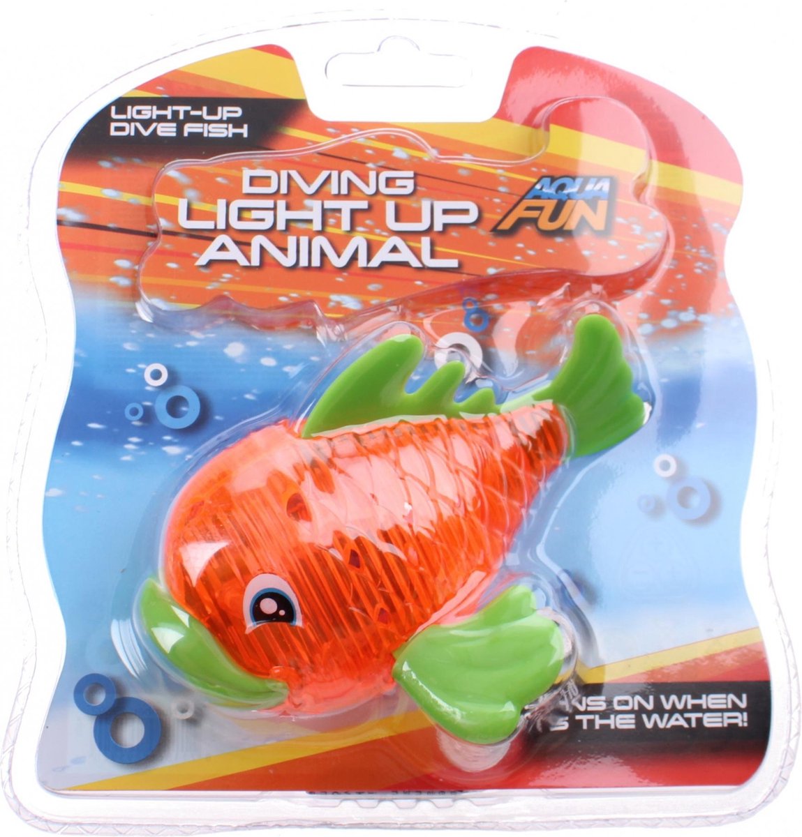 Johntoy Aqua Fun Baddier Met Licht 13 Cm Oranje