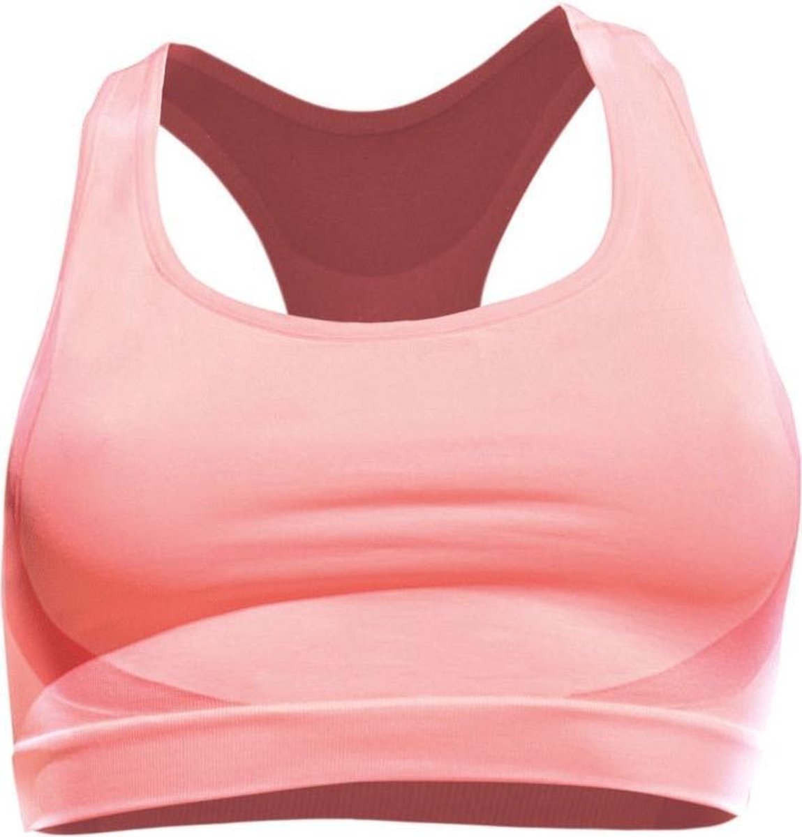 Iron-ic Sportbeha Dames Polyamide/elastaan Roze Maat L/xl