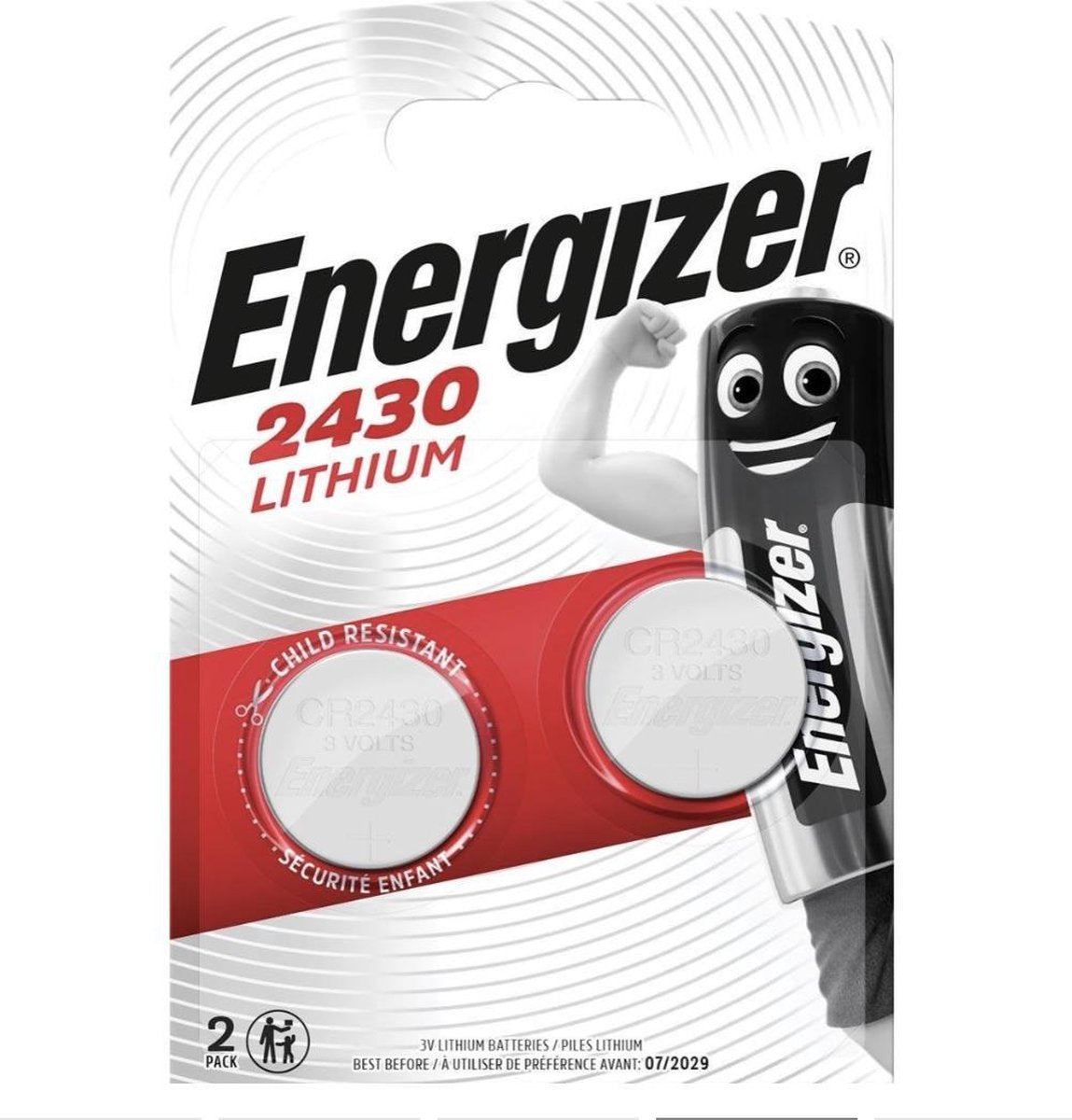 Energizer Lithium CR2430 3V - blister 2