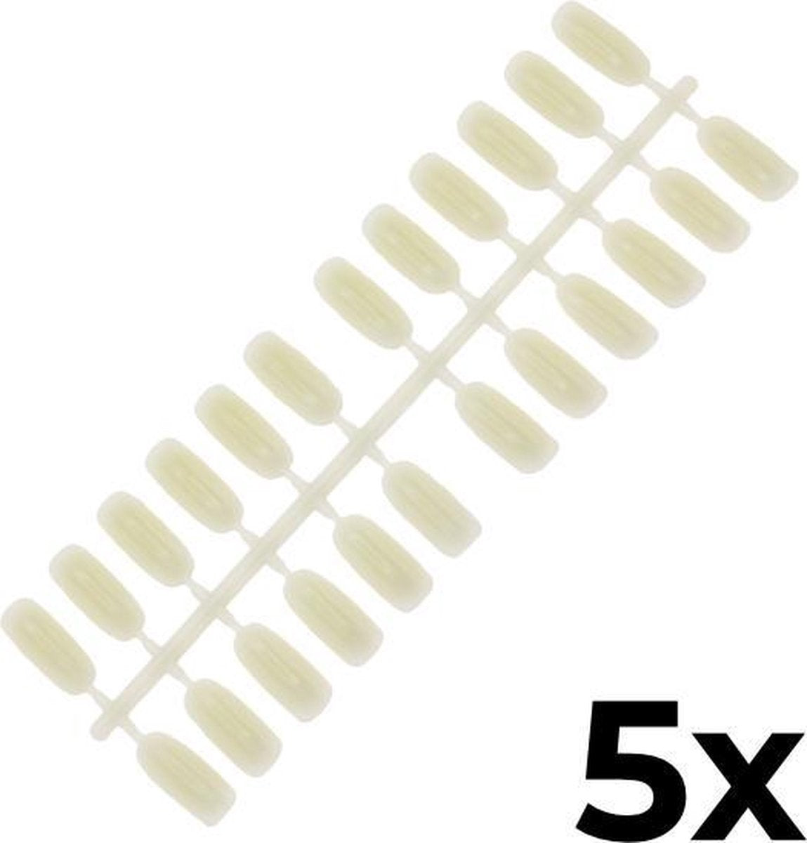 Glosz - show tips - nagels voor op potjes / rek - 5x 24 stuks
