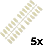 Glosz - show tips - nagels voor op potjes / rek - 5x 24 stuks