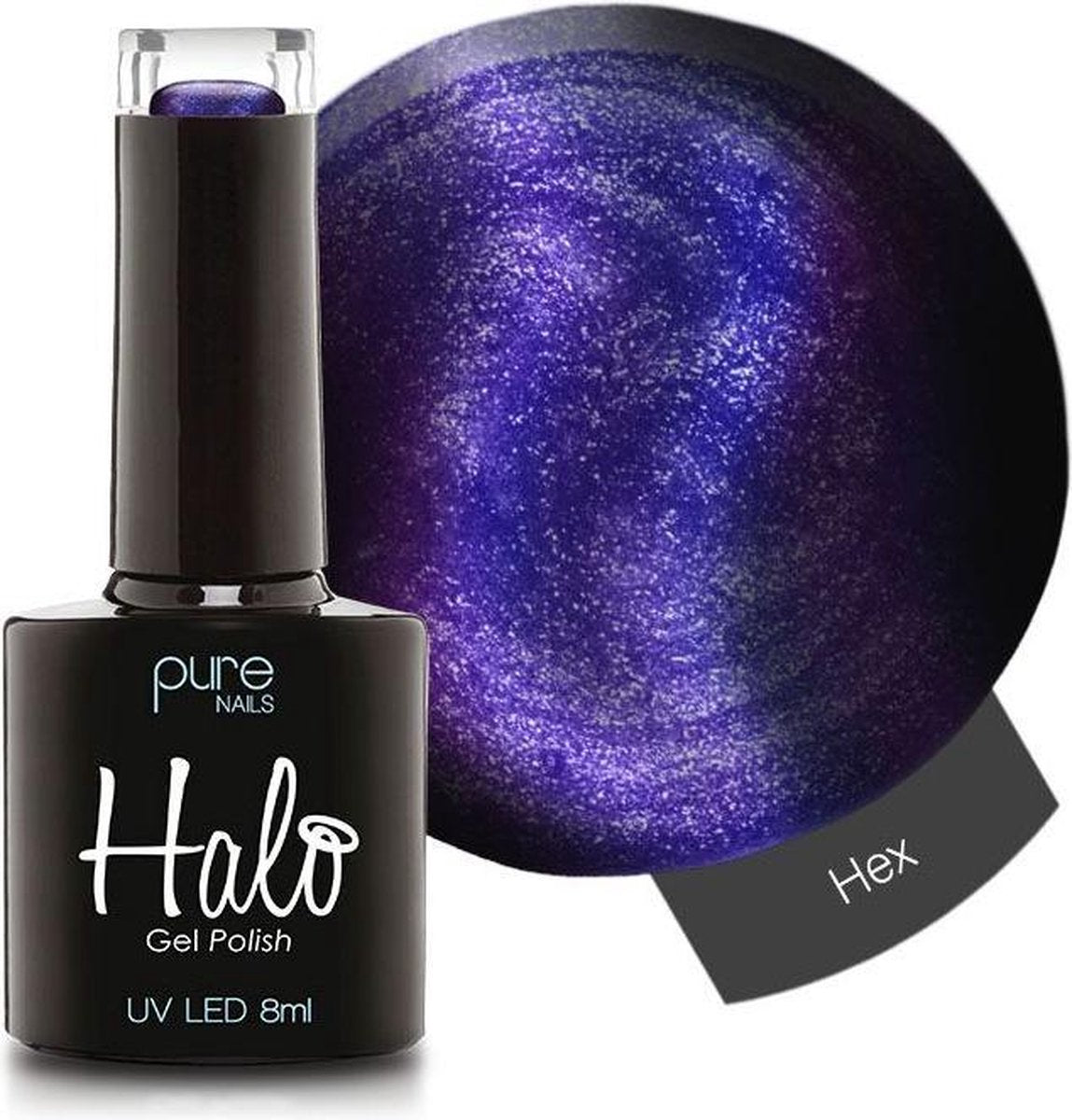 Halo Gel Polish Hex  (5 D Cat Eye) - Cat Eye Gellak zorgt voor een heel bijzondere uitstraling - zowel voor de professional als voor thuis