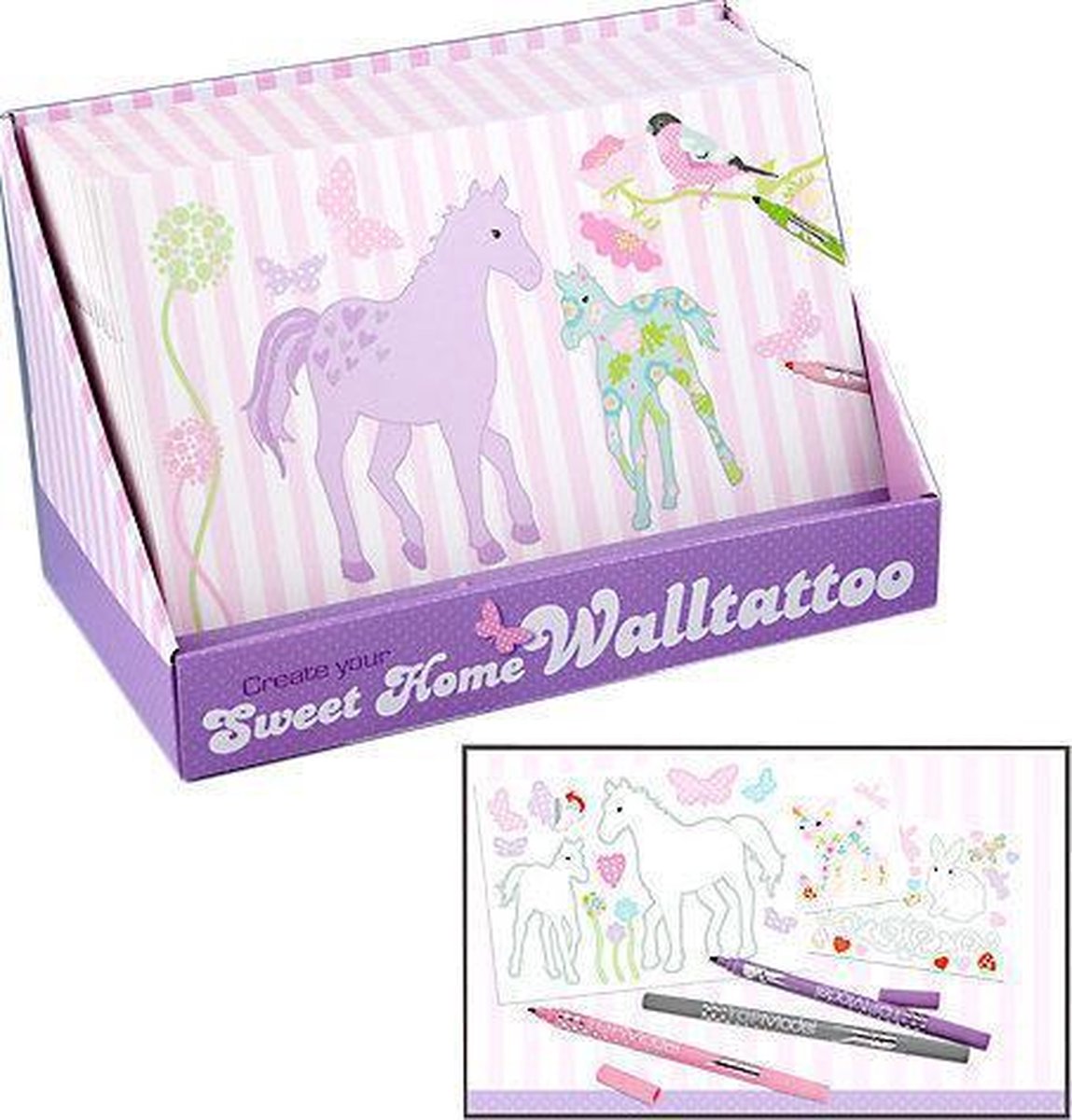 Topmodel Sweet Home Walltattoo