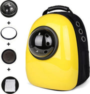 TBG Kat Rugzak Kat Carrier Vet Kat Tas Ademend Transport Reistas Hond Ruimte Capsule Huisdier Capsule Astronaut Rugzak Voor HuisdierenBright yellow