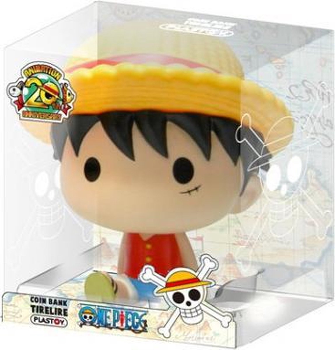 One Piece Luffy Chibi money box figure 16cm