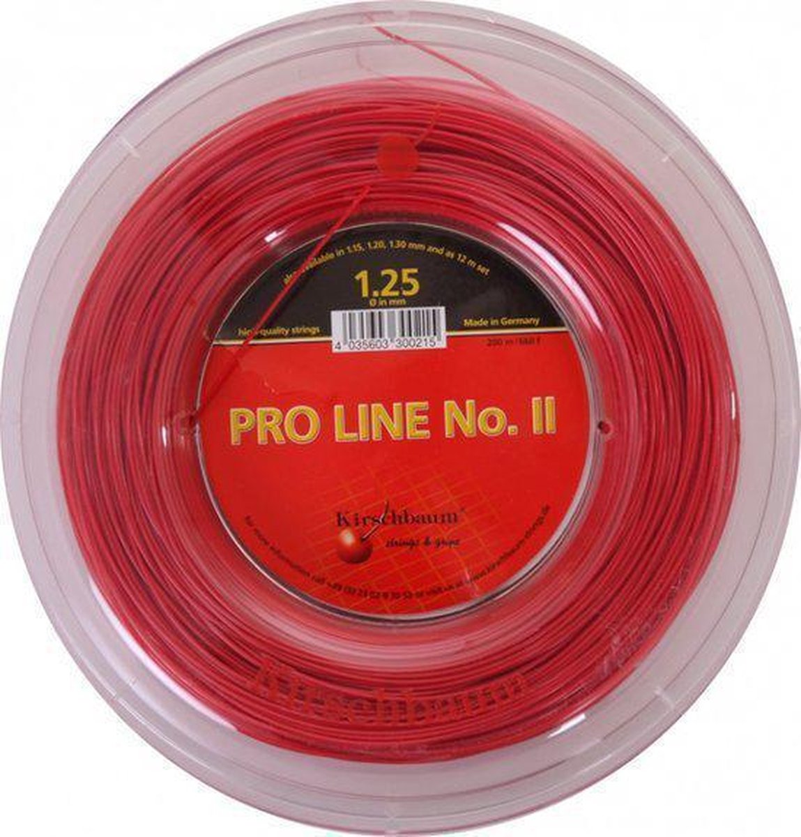 Kirschbaum Pro Line No.2 200M Red 1.20