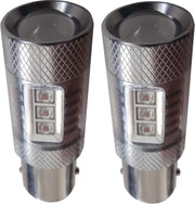BAY15d 50w LED remlicht / achterlicht rood