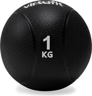 Medicijnbal - VirtuFit Gewichtbal - Rubber - 1 kg -Zwart