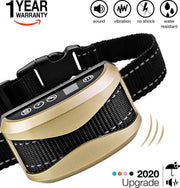 Eyzo Anti Blafband voor Kleine en Grote Honden (USB Oplaadbaar) – Diervriendelijk – Antiblafband Zonder Schok – Verstelbaar – Trainingsband – Anti Blaf Apparaat – Trainingshalsband – 7 Correctie Niveaus