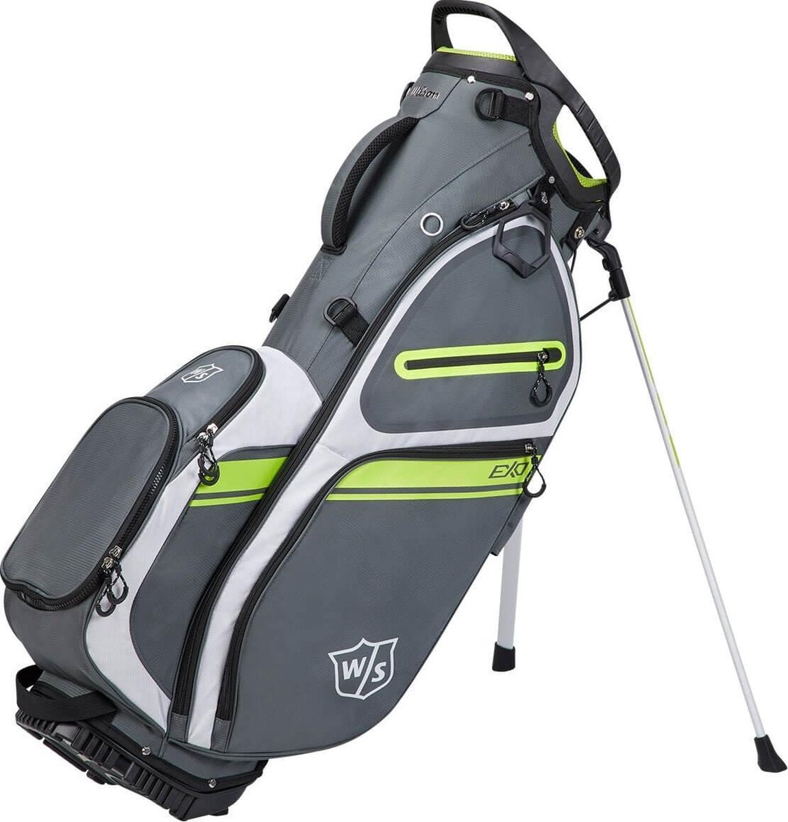 Wilson Staff Exo II  Standbag 2021 - Grijs Lime