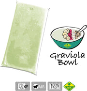 Graviola - Bevroren fruit puree (pulp) - Acai fine fruits club - 4 Kg (40 x 100g)