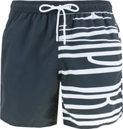 Emporio Armani half print zwemshort blauw - L