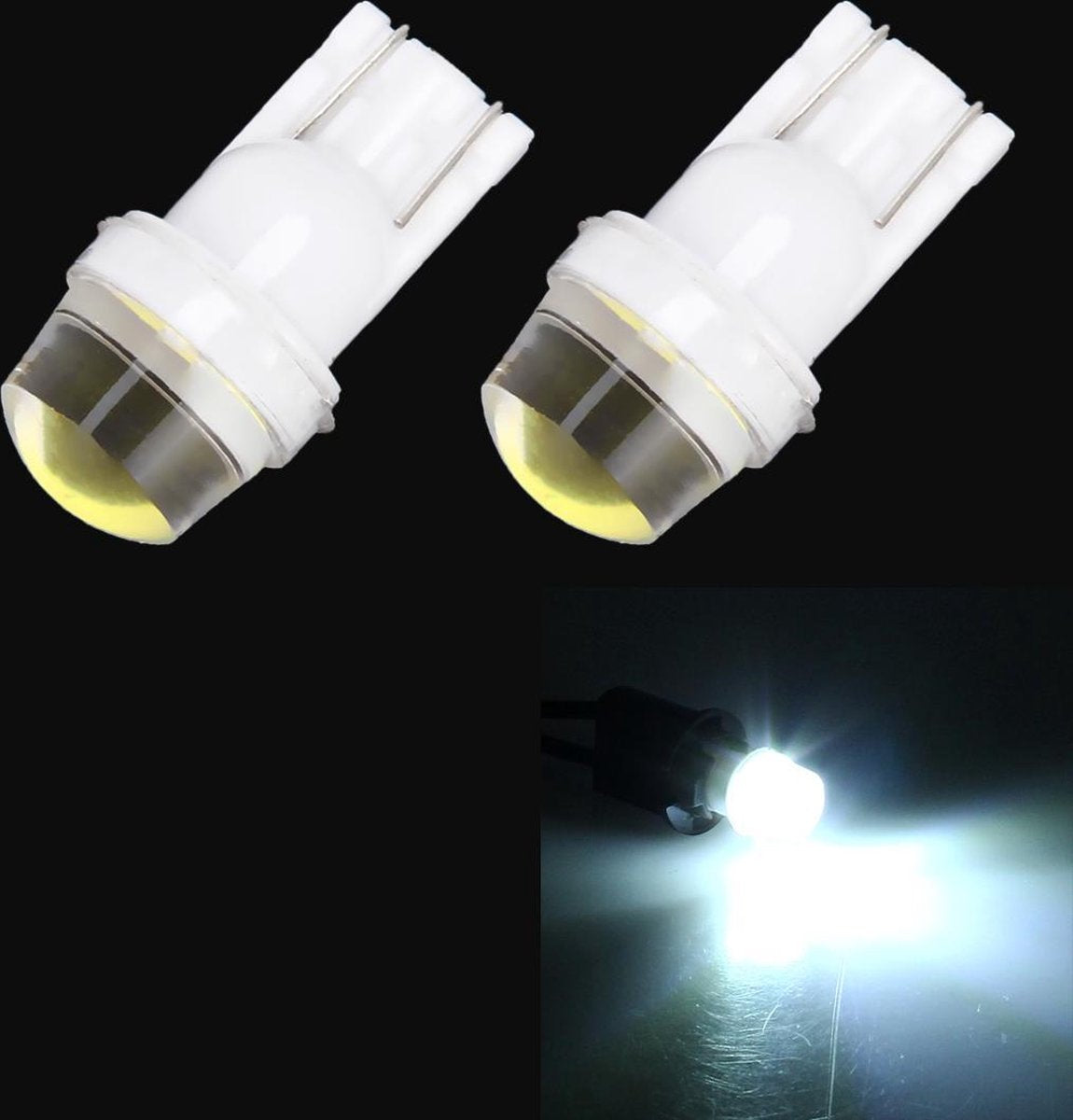 2 STKS T10 / W5W / 194/501/168 0.6 W 35LM 6000 K 2835-LED Lampen Auto Leeslamp Klaring Licht