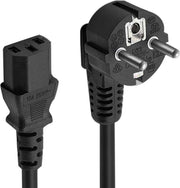 1.5m C13 stroomkabel eurostekker CEE 7/7 SCHUKO-C13 stekker kabel 3-polig kabel voor pc