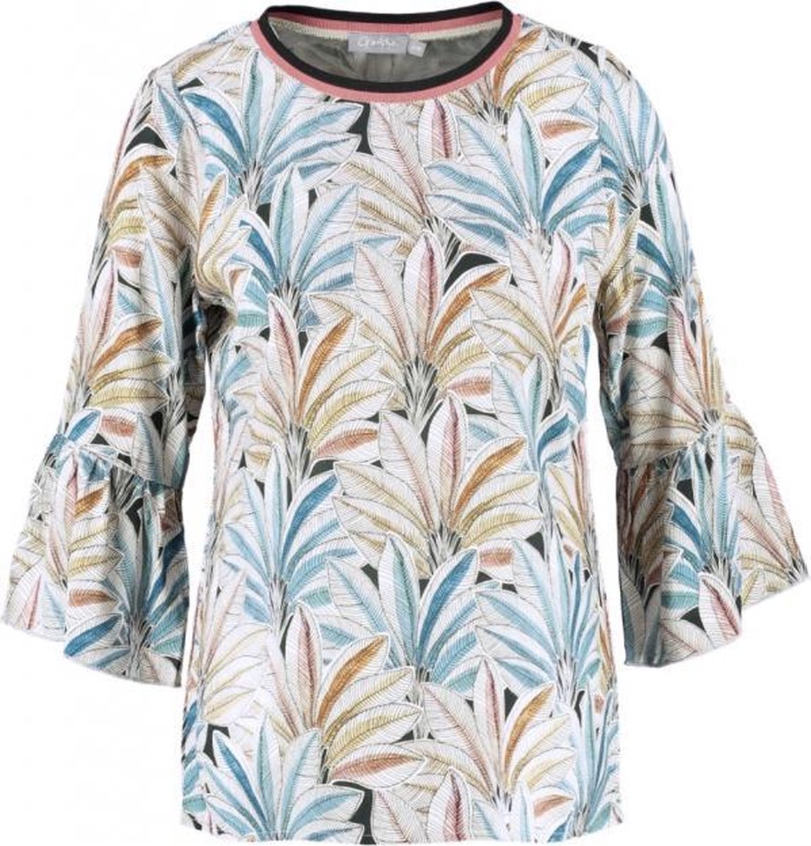 Geisha viscose blouse shirt 3/4 mouw - Maat L