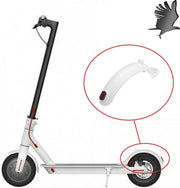 Aerend - M365 Step Scooter Mud Guard Spatbord met Achterlicht - Voor Xiaomi M365 (PRO) - WIT