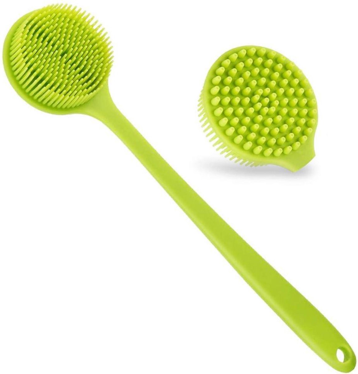 JUCAGO - Premium - Rugborstel - Rugscrubber - Scrub Borstel - Rugwasser -  Badborstel - Lichaamsborstel - Silicone Borstel - Huidborstel - Doucheborstel - Borstel - Scrubber