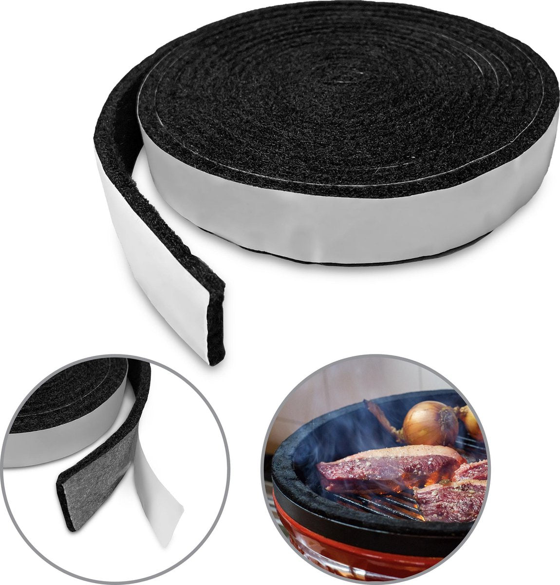 Kamado vervangingsvilt | Kamado Vilt | Hitteseal / Luchtseal BBQ | BBQ Vilt