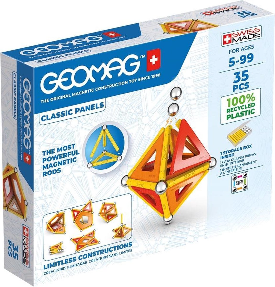 Geomag Classic Panels Green Line 35 delig