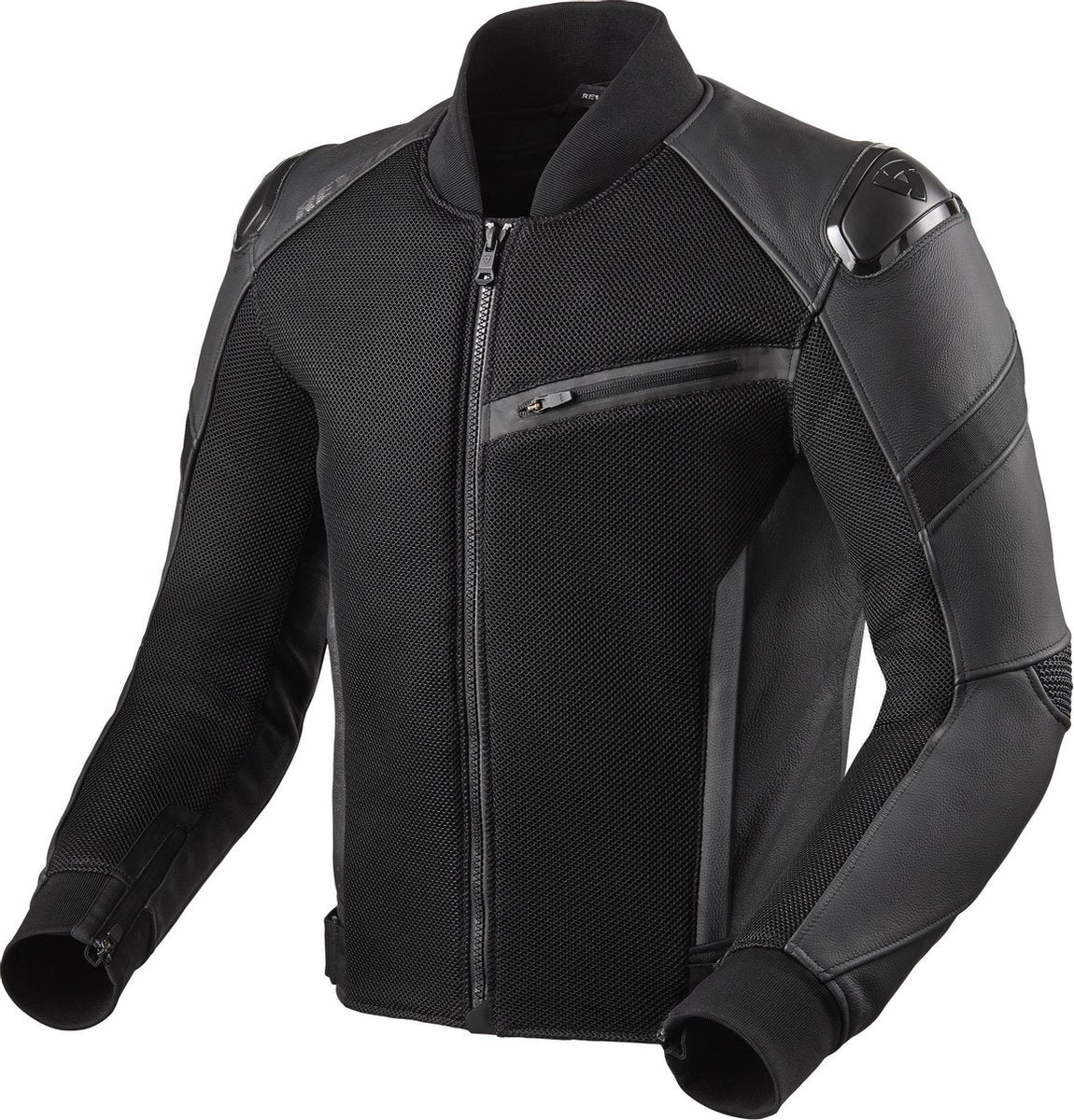 REV'IT! Target Air Black Textile Motorcycle Jacket L