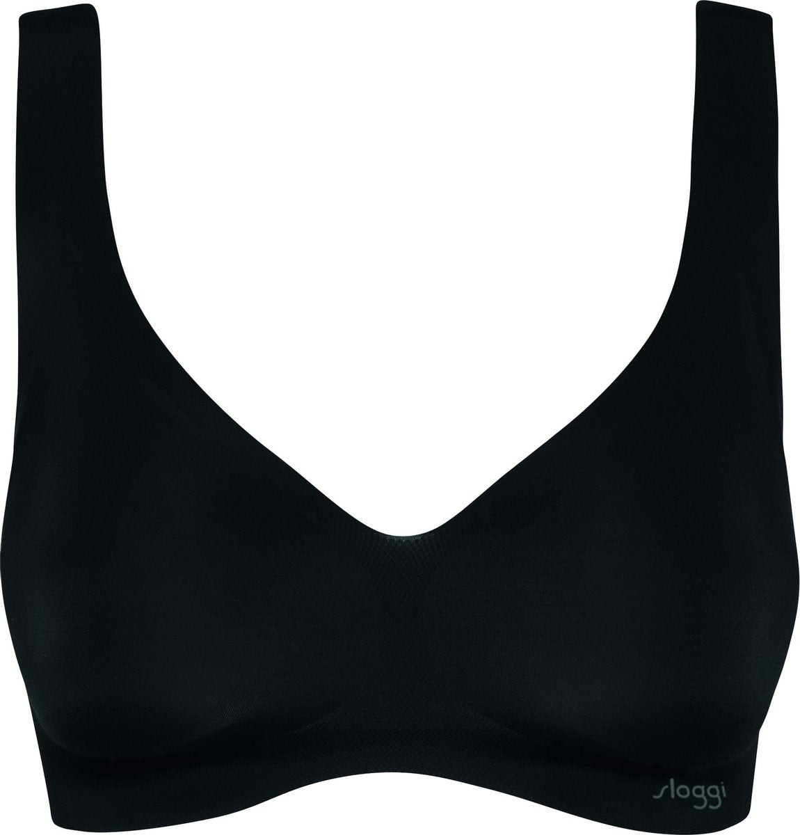 Sloggi Women ZERO Feel Bralette - zachte dames top zonder beugel - zwart -  Maat: XS